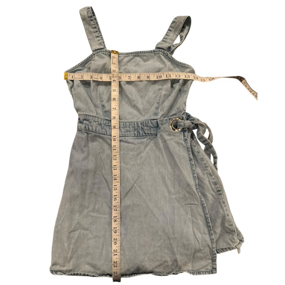 Sincerely Jules Denim Sundress Romper Skort SZ XS - Picture 6 of 12
